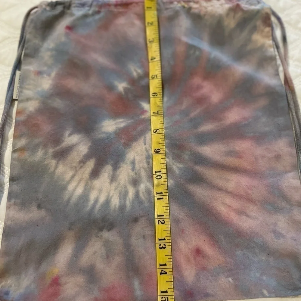 Hand crafted tie dye backpack bag. NWOT rages removed to dye